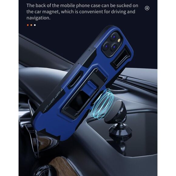 Protective‎ Kickstand Case for iPhone 12 Pro Black (3944) - Picture 4 of 5
